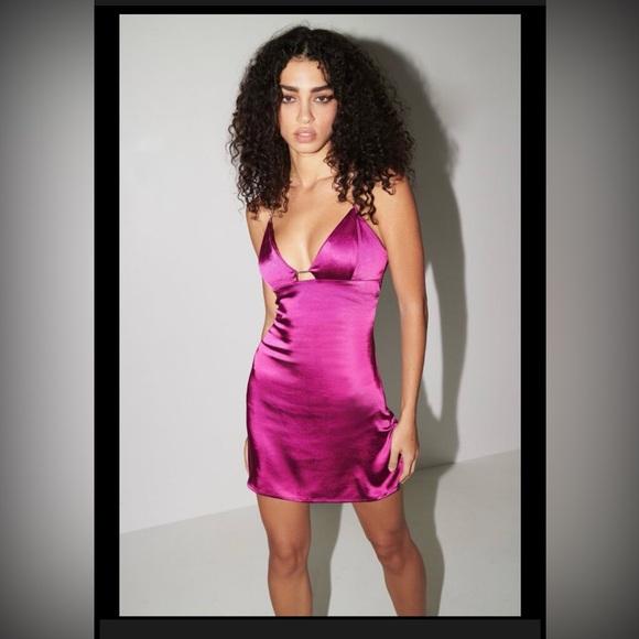 Dynamite satin mini dress zelda - Picture 7 of 7